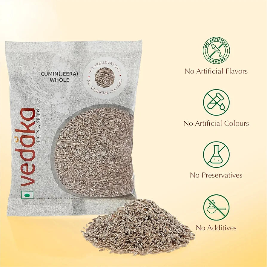 Amazon Brand - Vedaka Cumin  Seed, 500g